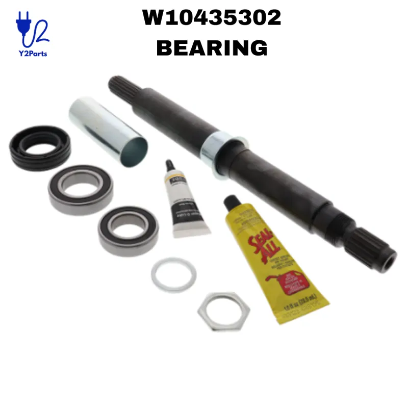Y2Parts W10435302 Washer Tub Bearing Drive Shaft & Seal Kit Replacement