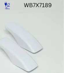 Y2Parts WB7X7189 White Oven Door Handle End Cap Replacement