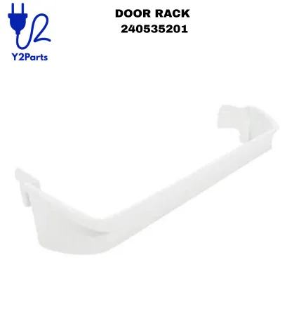 Y2Parts 240535201 Refrigerator Door Rack Shelf Bar White Replacement