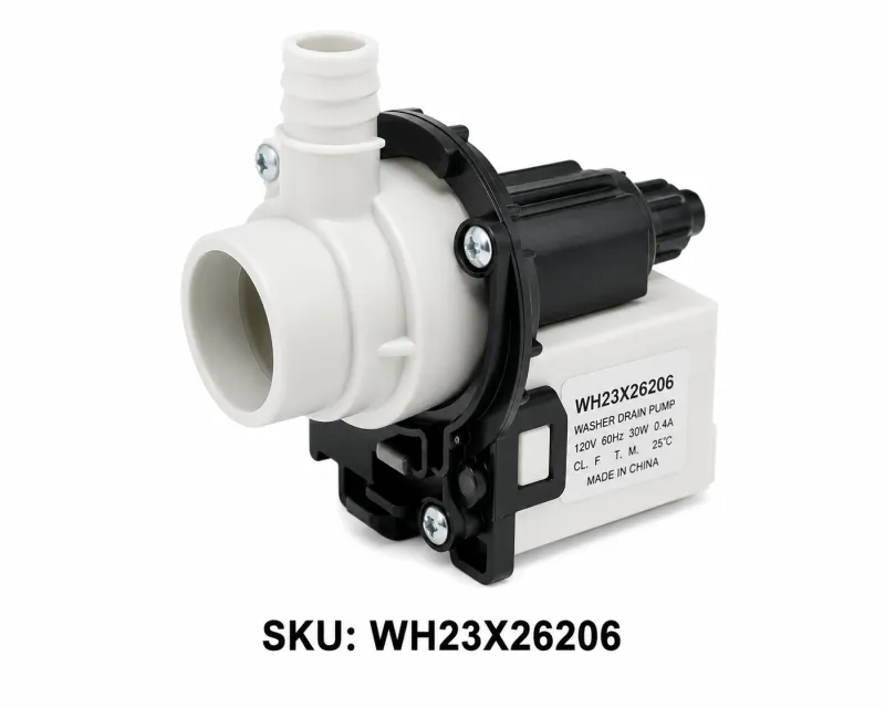 Y2Parts WH23X26206 Washer Drain Pump Replacement