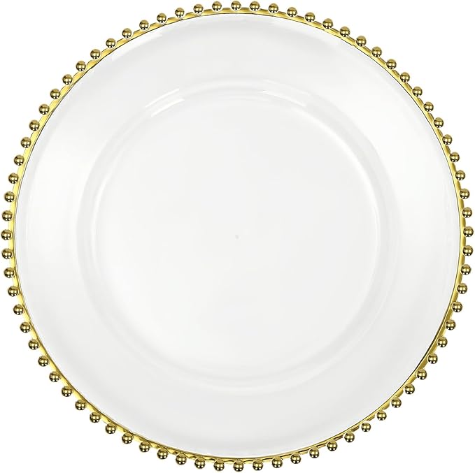 Gold Beaded Plate Charger