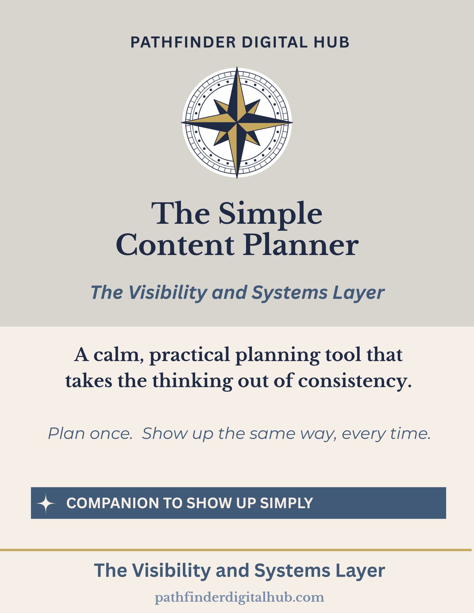 The Simple Content Planner