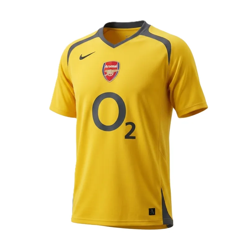 NIKE ARSENAL FC 2005-2006 AWAY RETRO JERSEY 02