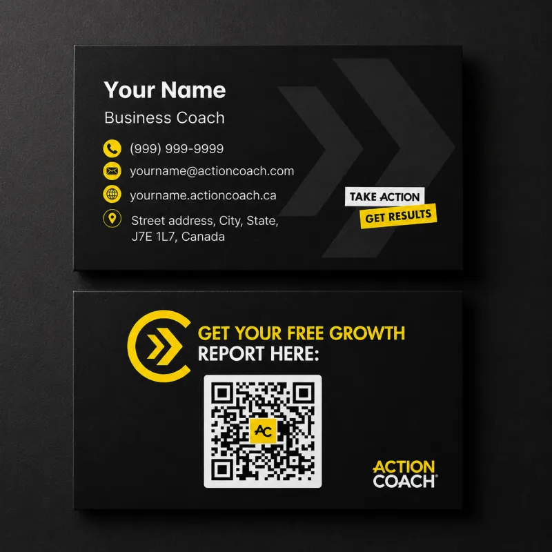 ActionCOACH Custom Elite Business Card (x250)
