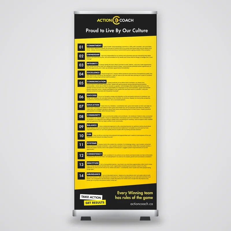 Fourteen Points of Culture Banner