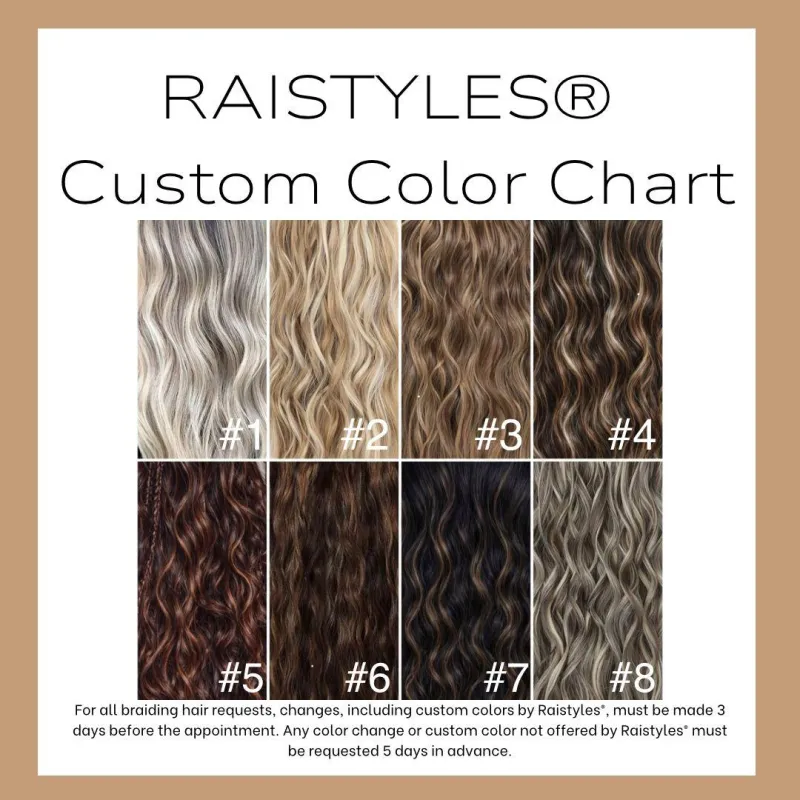 RaiStyles® Custom Color Braiding Hair