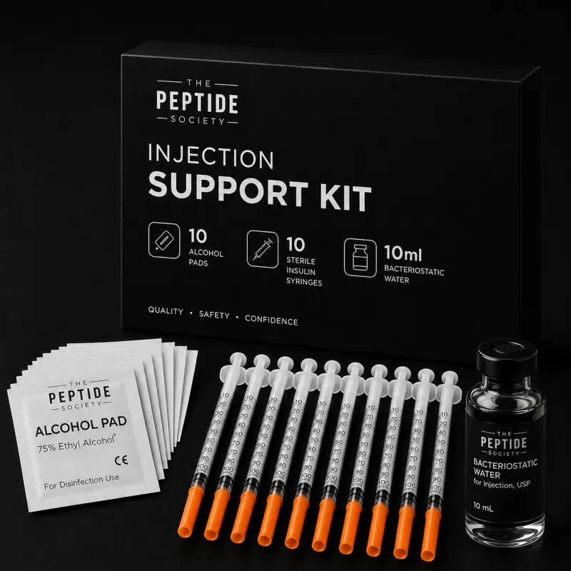 Full Kit (10 syringes, 10 swabs, One 10ml Bacteriostatic Water)