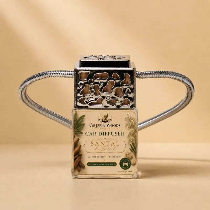 Silver Top Car Diffuser – Hanging Car Air Freshener