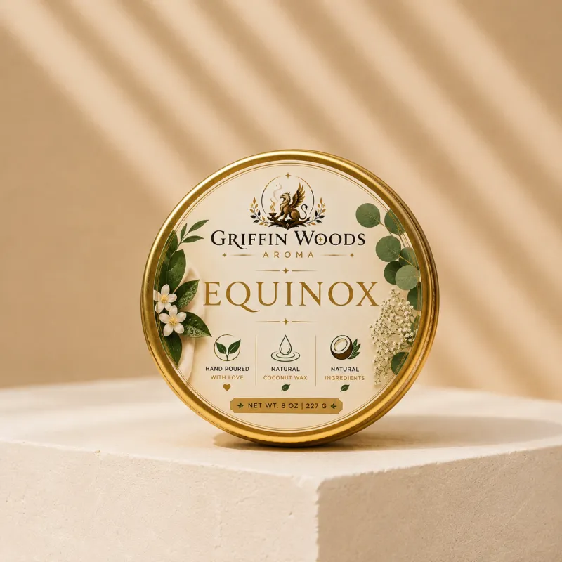 Equinox 2 Oz Tin Candle – Balanced Mini Candle