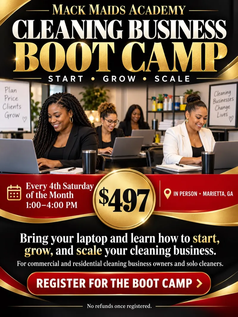 Cleaning Business Boot Camp