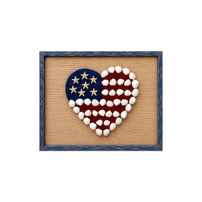 American Flag Heart