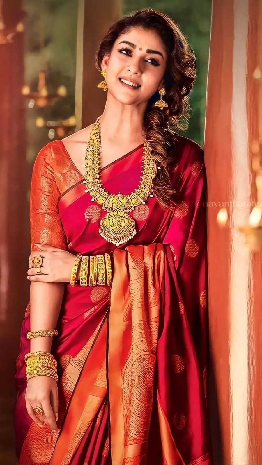 Pastel pattu saree