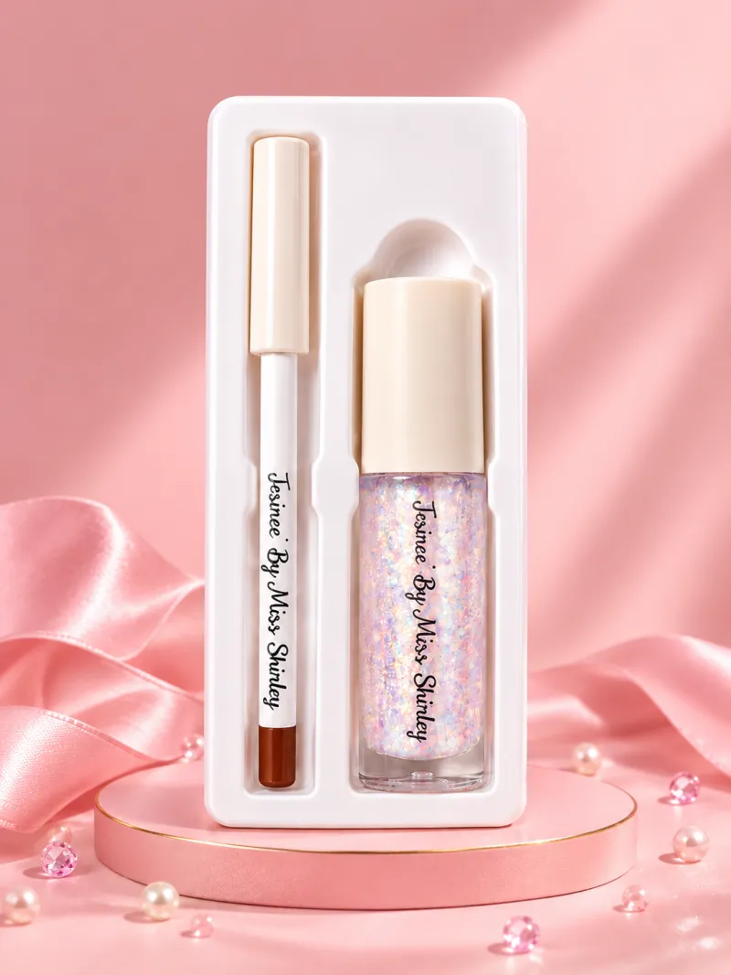 Jesiree Lip gloss and Lip Liner Pencil Combo