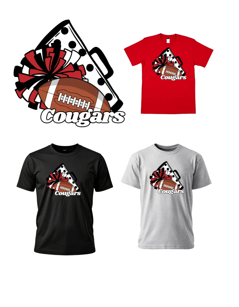 Megaphone Cheer Shirt