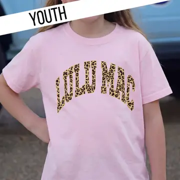 YOUTH- Lulu Mac Cheetah Print T-Shirt