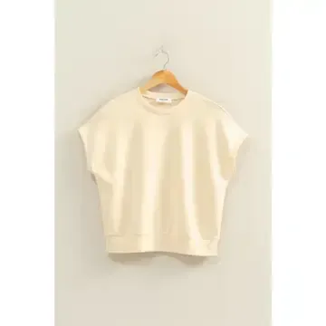 Double Zero Crew Neck Short Dolman Sleeve Top