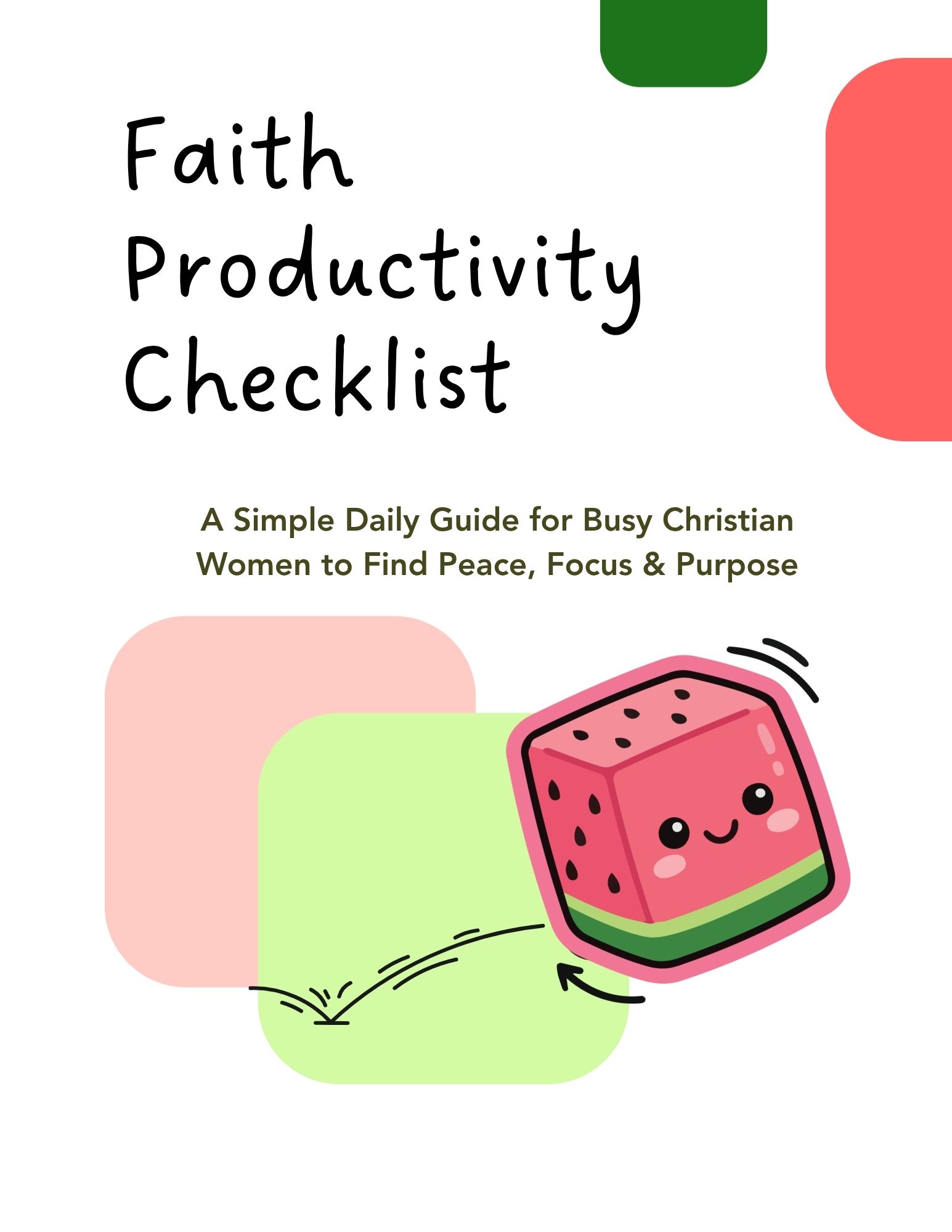 My Faith Productivity Checklist