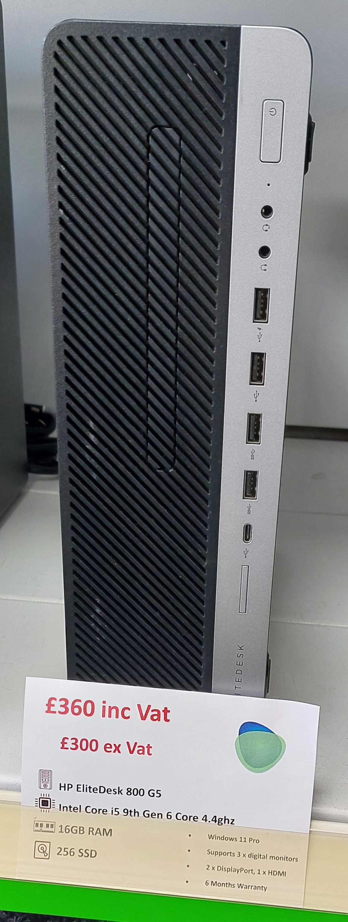 HP EliteDesk 800 G5 £360.00