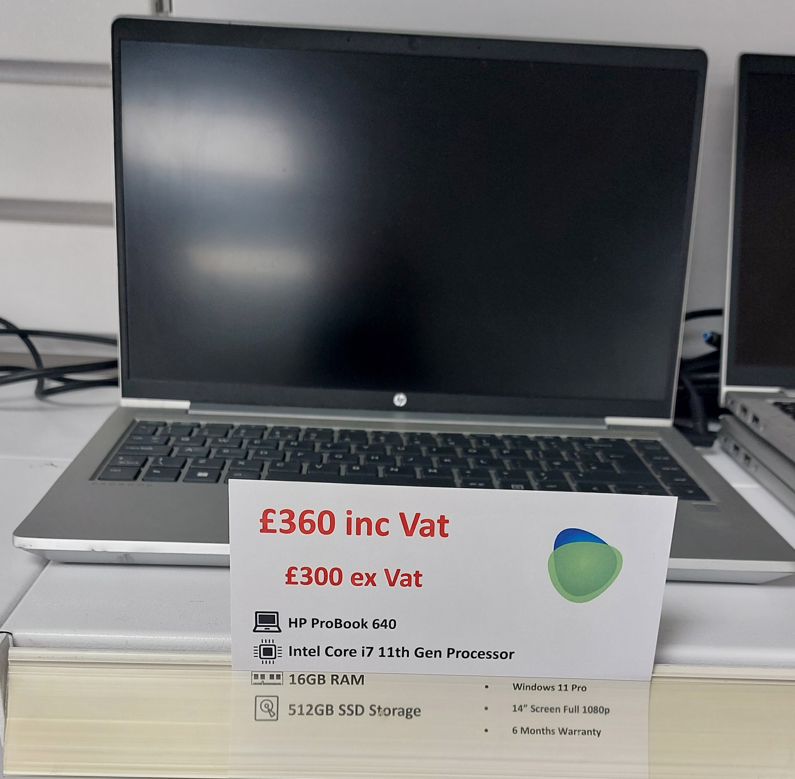 HP ProBook 640 Laptop - £360.00