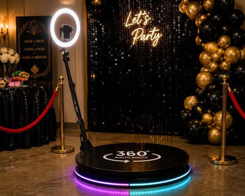 360 Rotating Photo Booth 