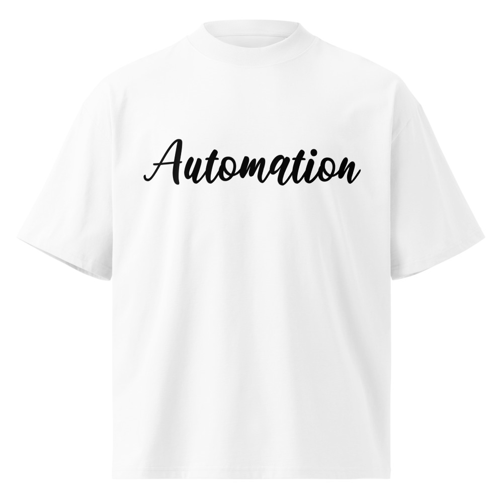 Automation Unisex oversized t-shirt