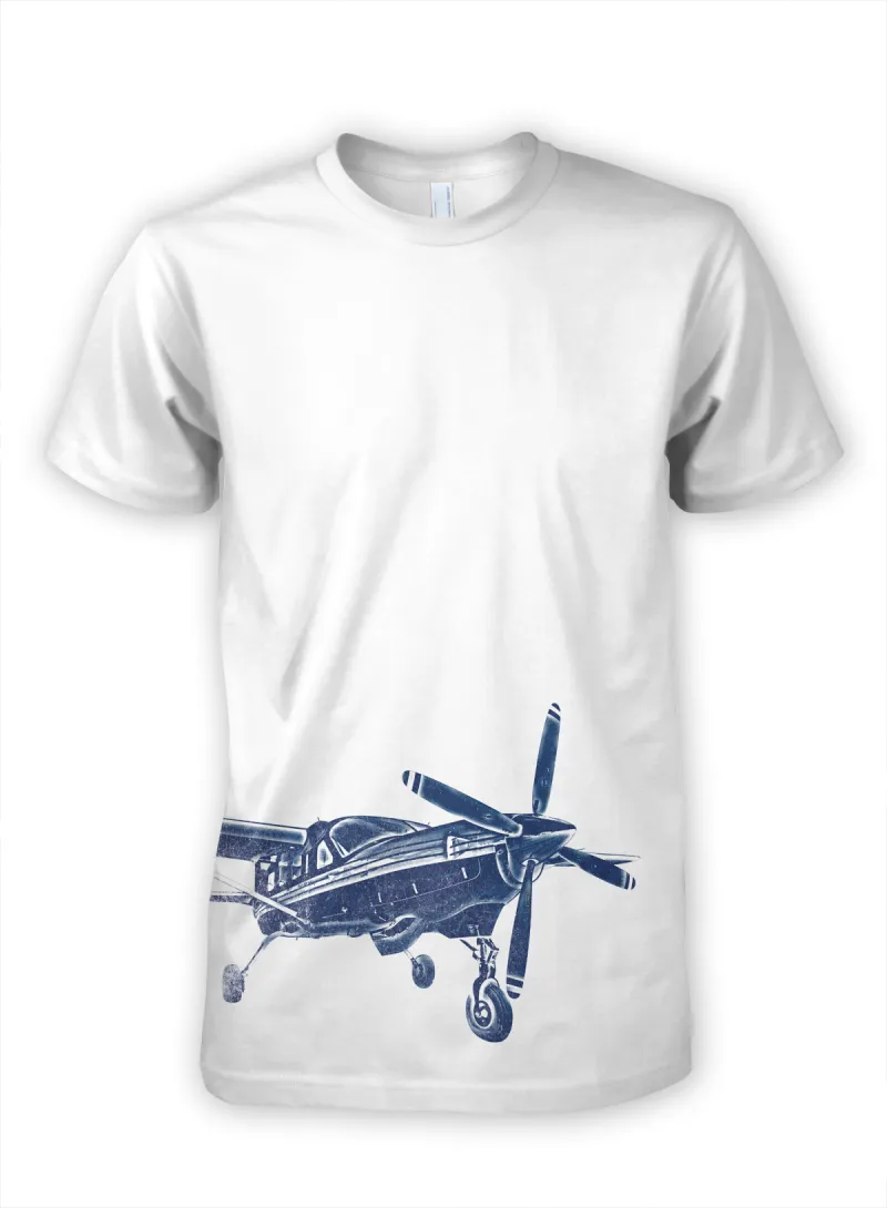 Caravan – Aircraft Illustration T-Shirt for Men & Women