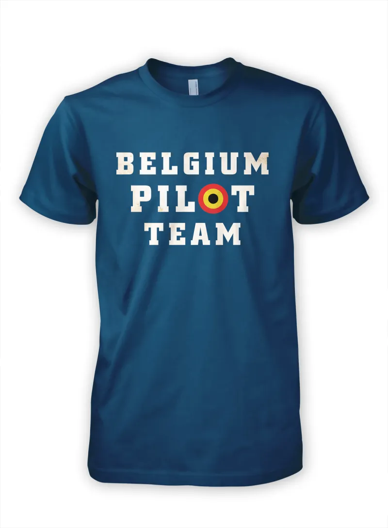 Belgium Pilot Team – Aviation T-Shirt for Men & Women