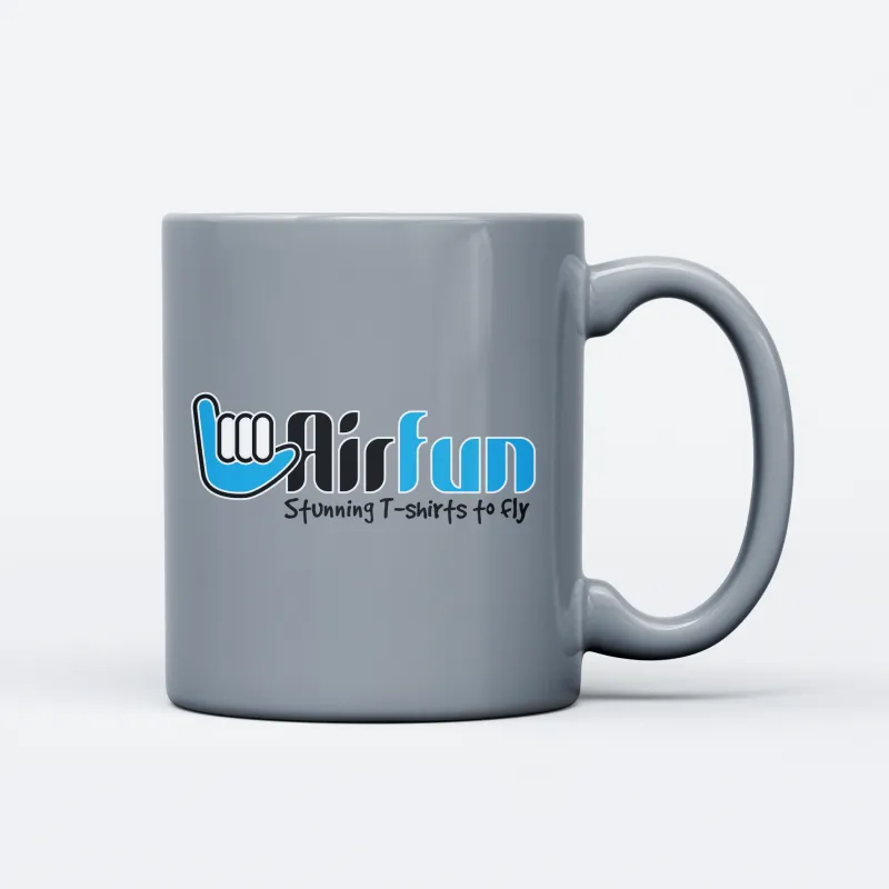 AirFunWare Logo Mug – Fuel Your Passion for Flight