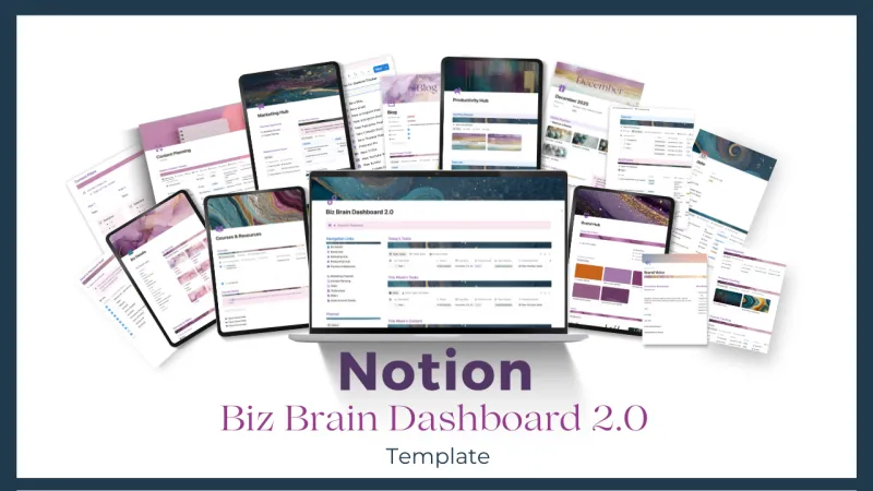 Notion Biz Brain Dashboard 2.0