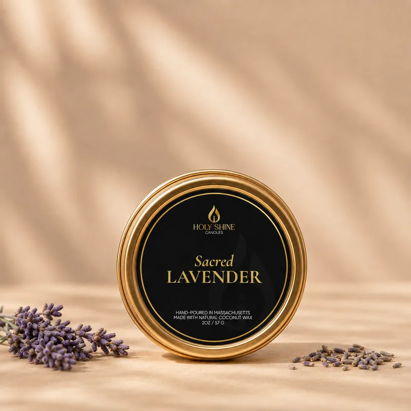 Sacred Lavender Luxury Travel Tin Candle