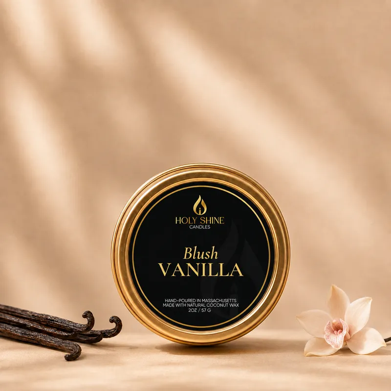 Blush Vanille Luxury Travel Tin Candle