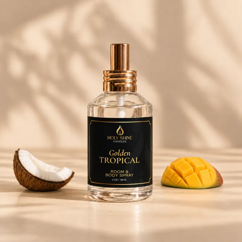 4 Oz Golden Tropical Luxury Room & Body Spray