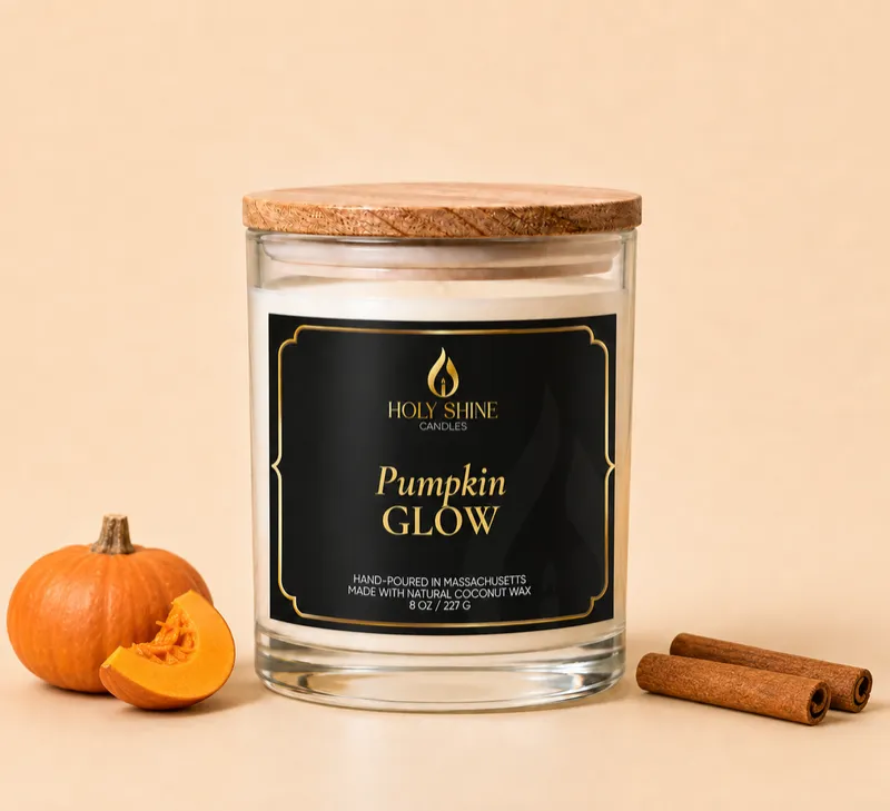8 Oz Pumpkin Glow Luxury Scented Candle