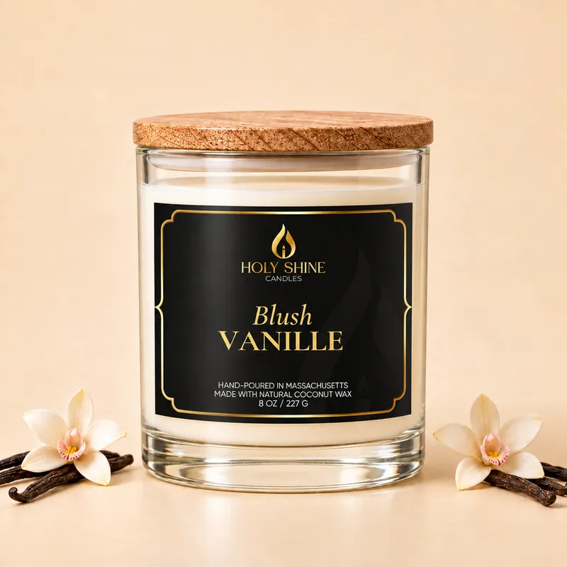 8 Oz Blush Vanille Luxury Scented Candle
