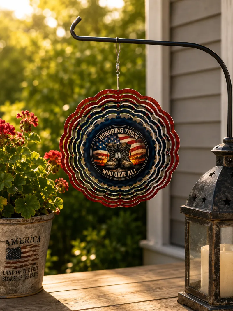 Honoring Those Who Gave All Wind Spinner