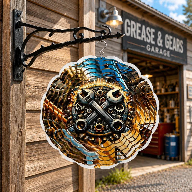 Grease & Gears Wind Spinner