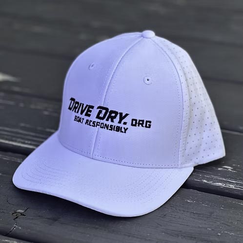 Perforated Performance Cap (White/Black)