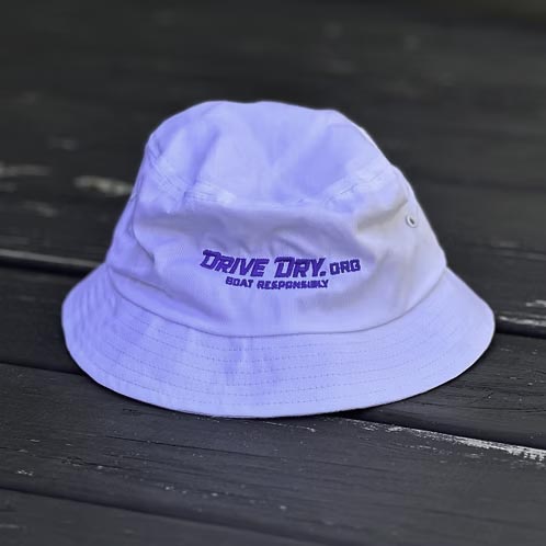Drive Dry Bucket Hat (White/Blue)