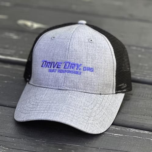 Drive Dry Trucker Hat (Grey/Blue)