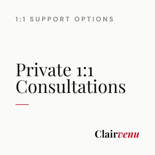 Private 1:1 Consultation