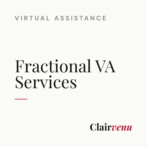 5 Hour/Week Virtual Assistance