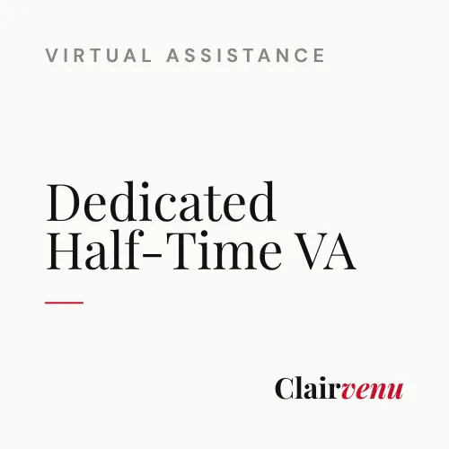 Dedicated Half-Time Virtual Assistant