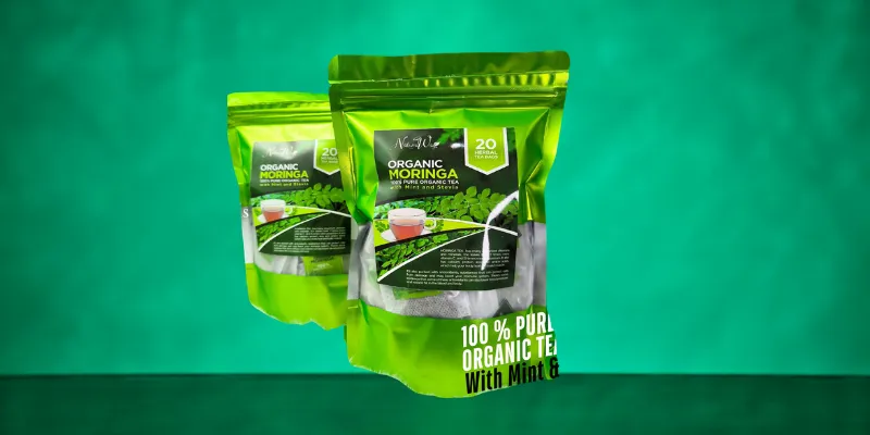 Organic Moringa Tea with Mint & Stevia