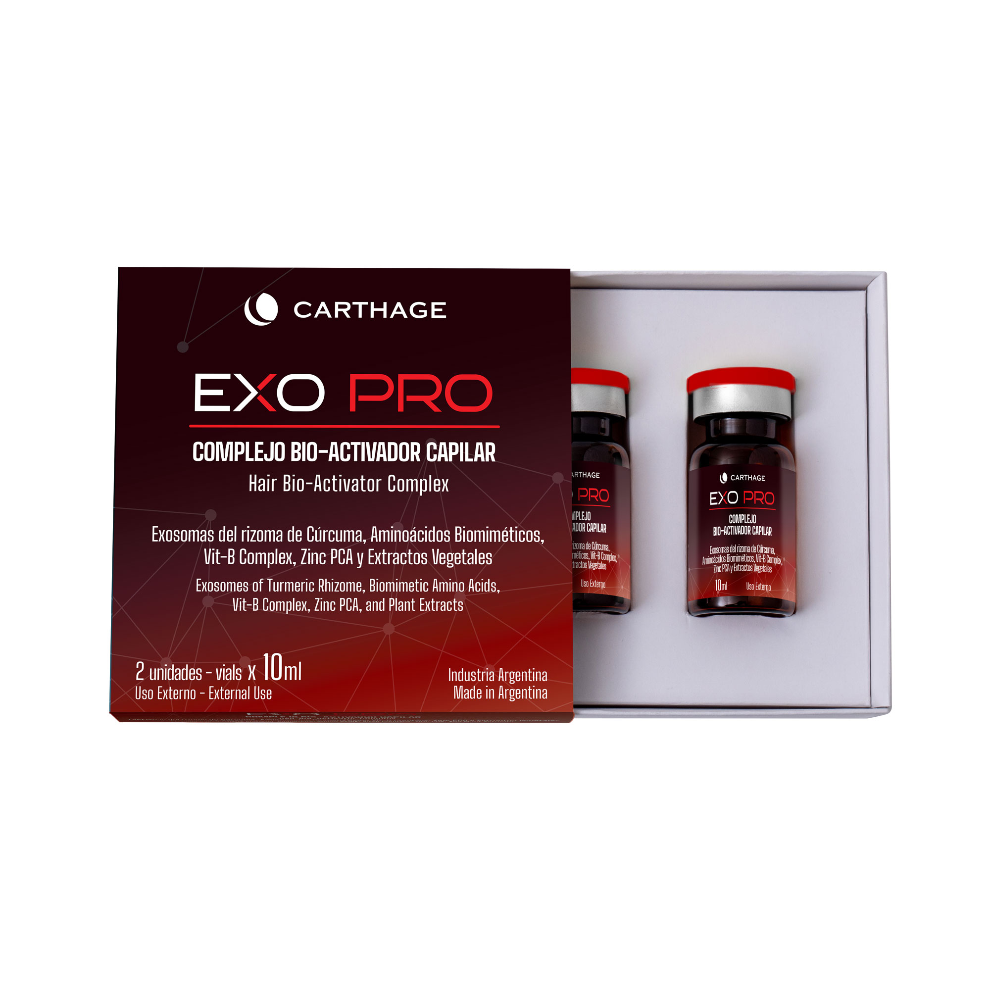 CARTHAGE ACTIVADOR CAPILAR X 2 UNI DE 10 ML - CAPILAR - CARTHAGE