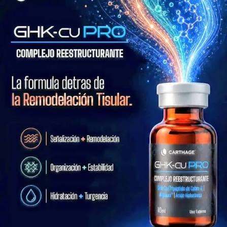 CARTHAGE GHK - CU PRO TRIPEPTIDO DE COBRE X 10 ML - AMPOLLA - CARTHAGE