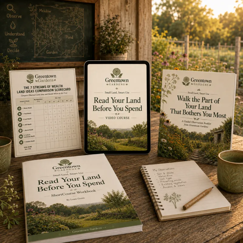 Read the Land Before You Spend Video ShortCourse + Workbook Bundle + 7 Streams of Wealth Scorecard