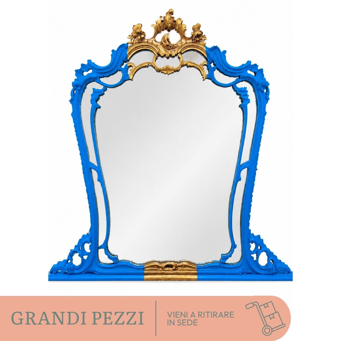 Specchio "Blu Riad"