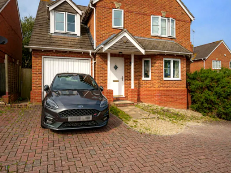 Front of a detached house in Earley