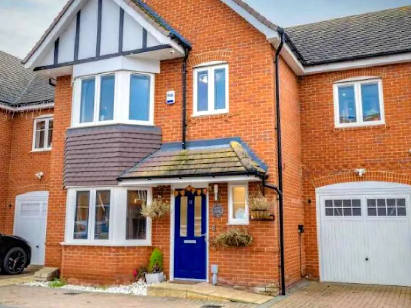 Front of a terraced house in Langley