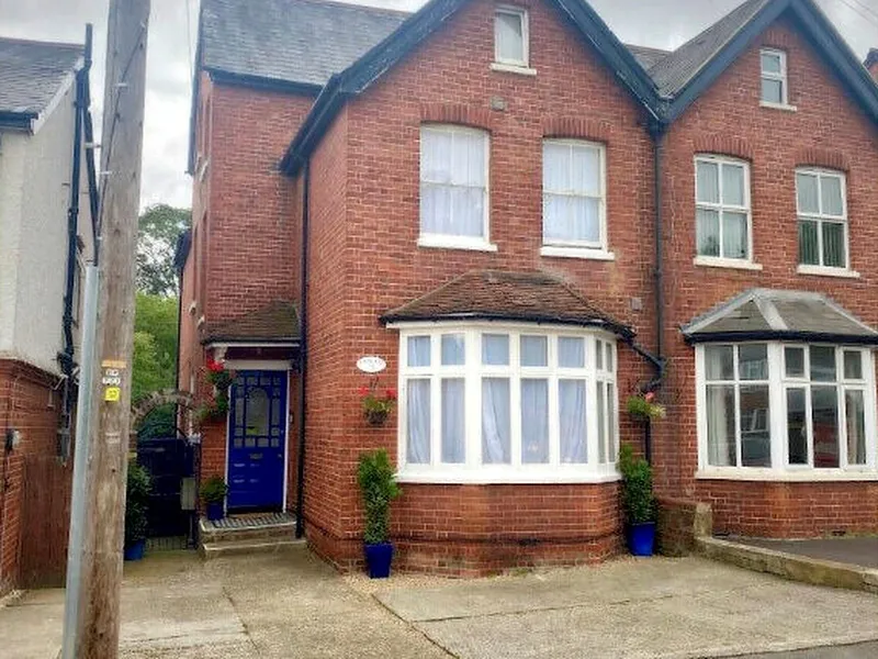 Front of a semi-detached house in Reading